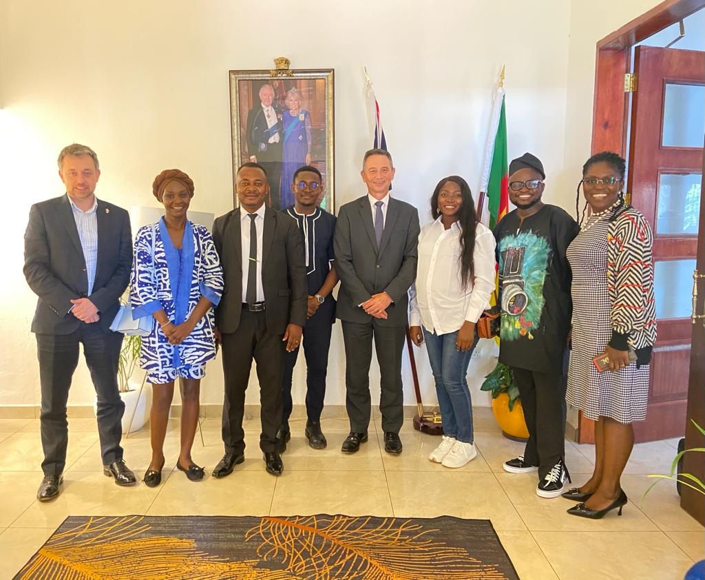 One Young World Ambassadors in Cameroon Met with The British High Commissioner to Cameroon